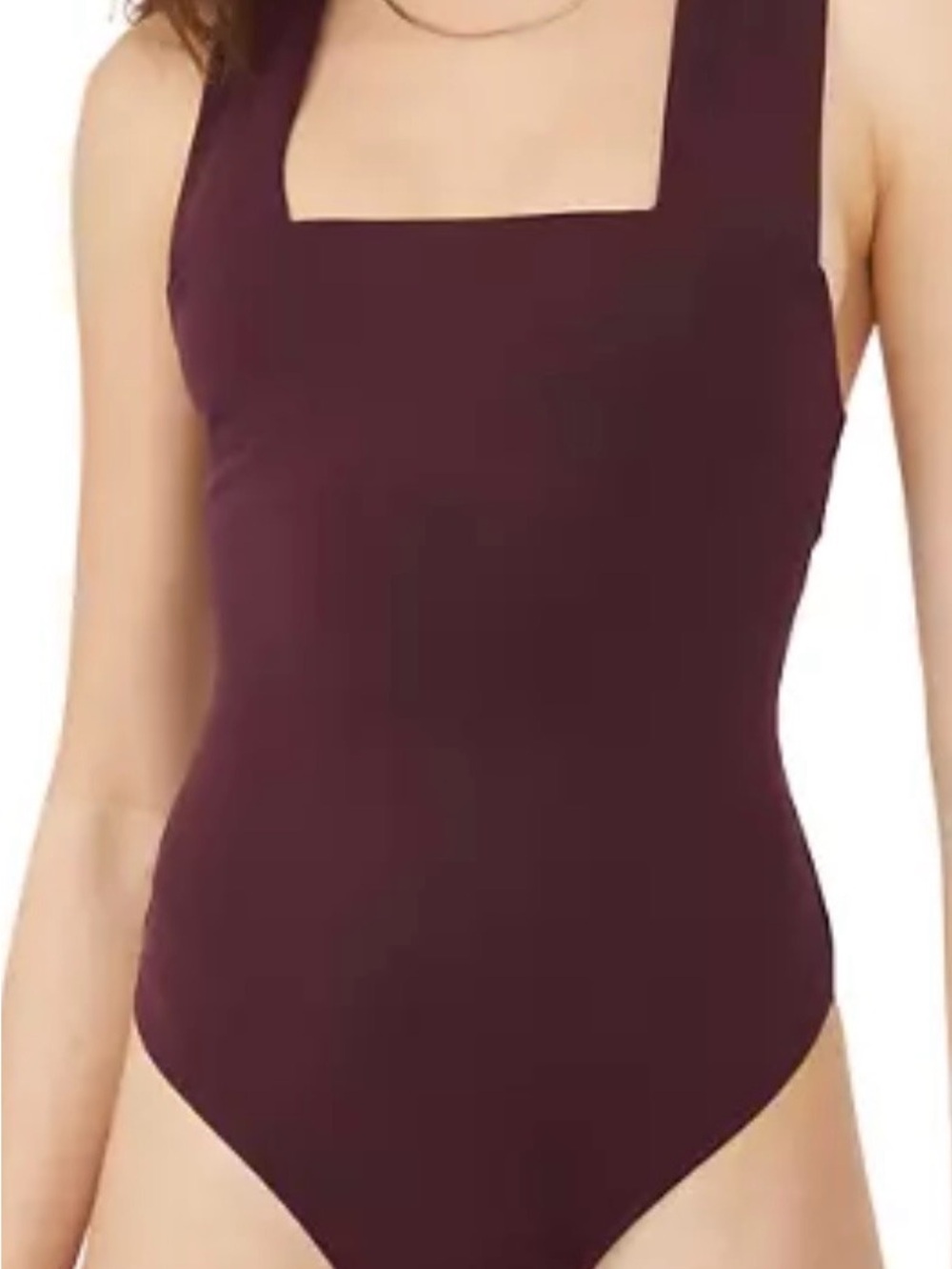 Free People Intimately Square Neck Bodysuit Sz XL. NWOT
